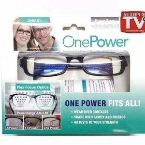 ONE POWER FITS ALL UNISEX EYE GLASSES $15.00